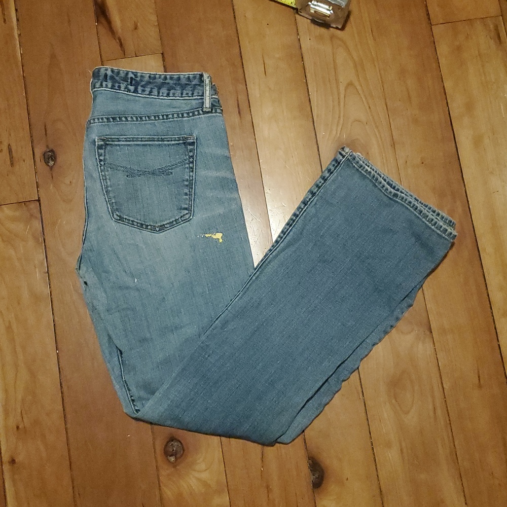 GAP Light Blue Flare Jeans - Women Artist Theme Sexy Boot - Picture 9 of 12